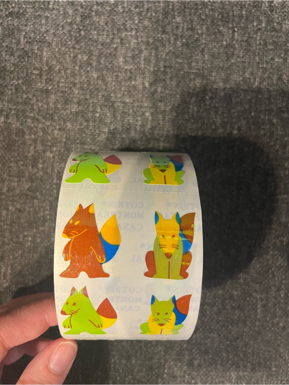Colorful Fox Home Design Stickers - Multicolor